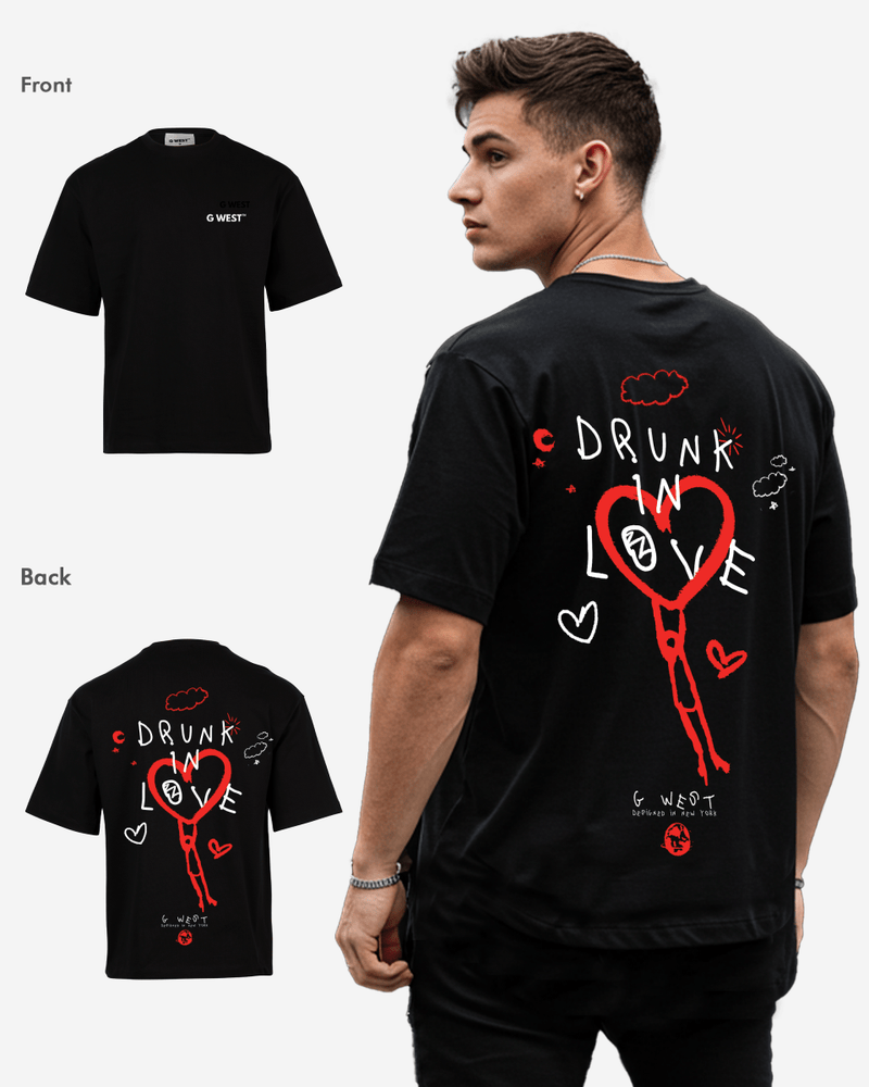 G West Oversized Drunk In Love Tee