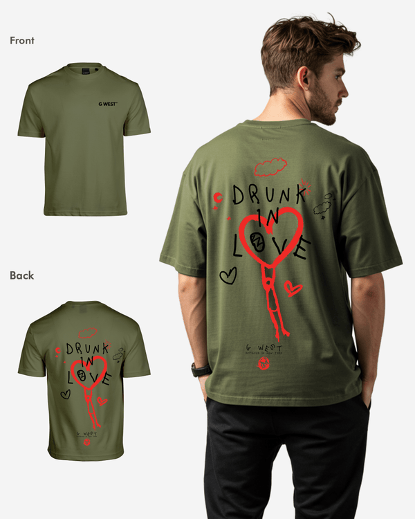 G West Oversized Drunk In Love Tee