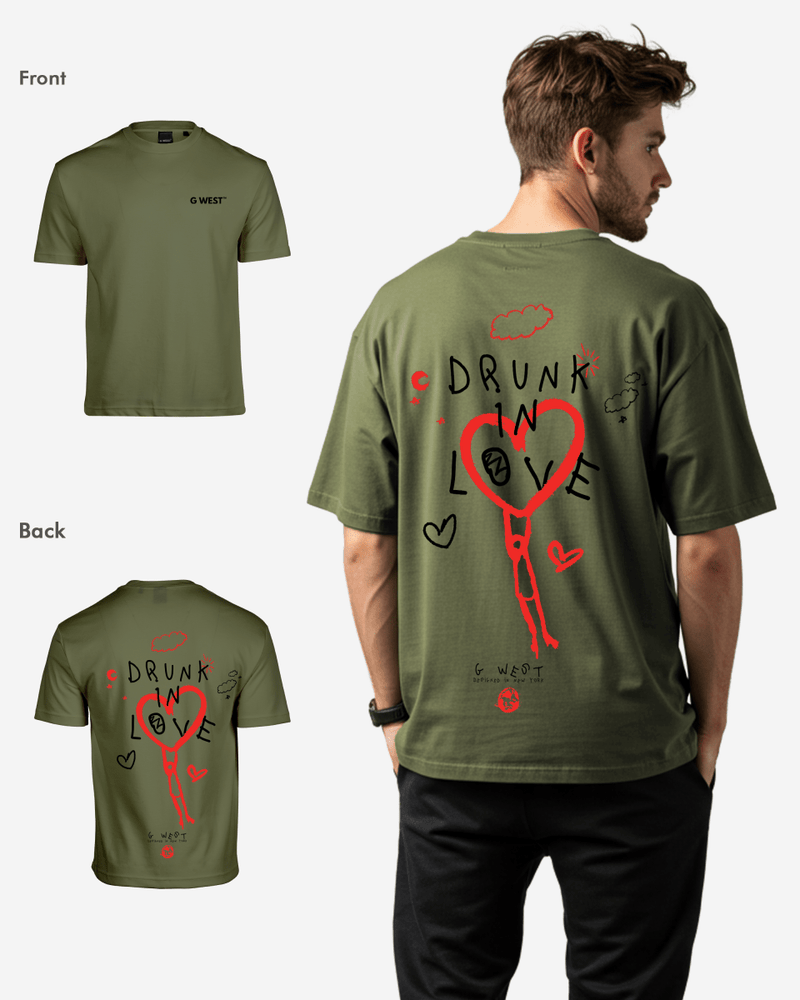 G West Oversized Drunk In Love Tee