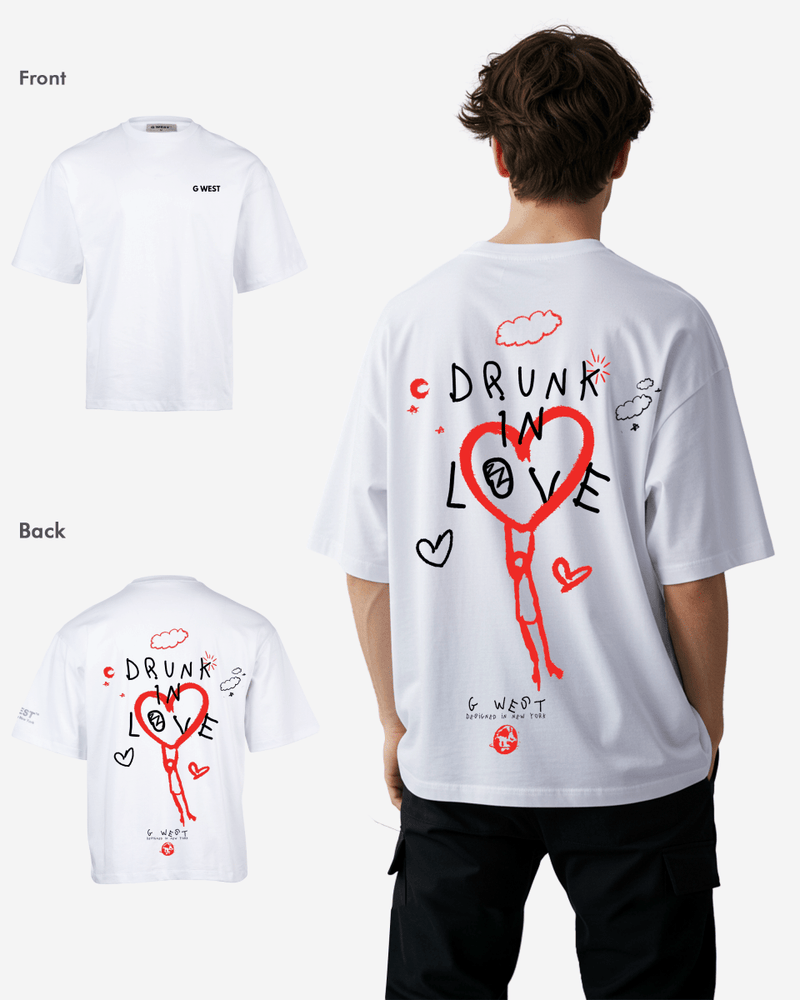 G West Oversized Drunk In Love Tee