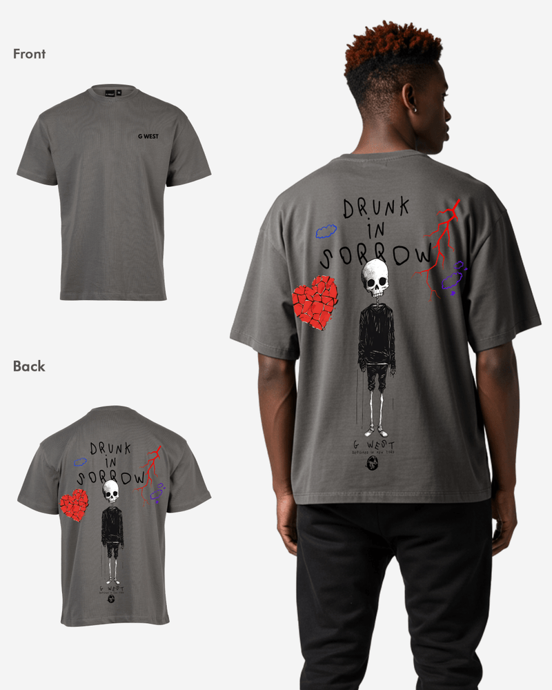 G West Oversized Drunk In Sorrow Tee