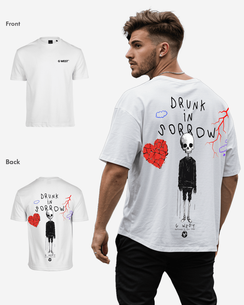 G West Oversized Drunk In Sorrow Tee