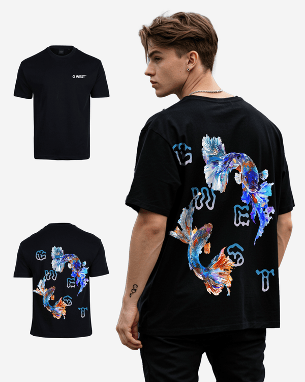 G West Oversized Fish Lifestyle T Shirt