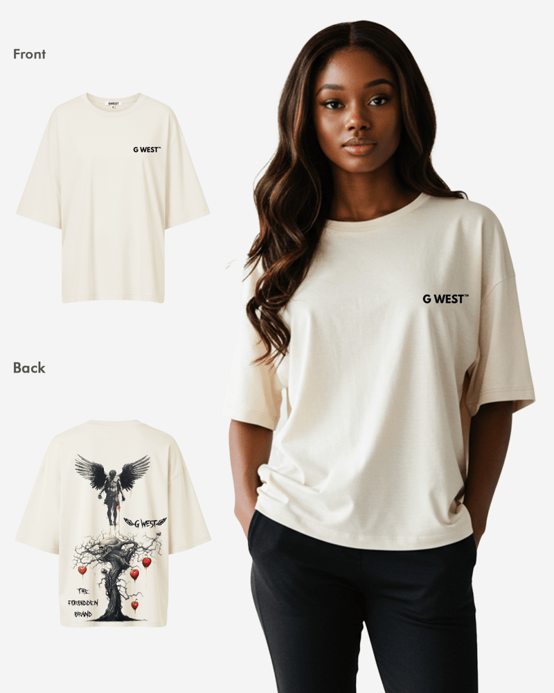 G West Oversized Forbidden Brand Tee - Women