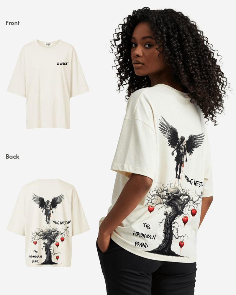 G West Oversized Forbidden Brand Tee - Women