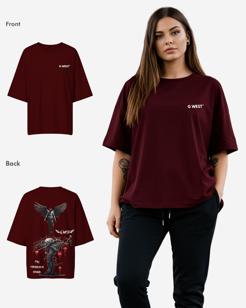 G West Oversized Forbidden Brand Tee - Women