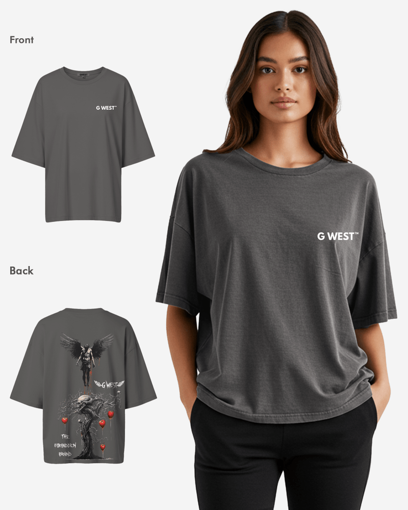 G West Oversized Forbidden Brand Tee - Women