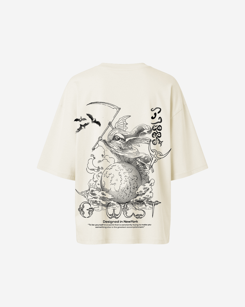G West Oversized Gratitude Reaper Tee - WOMEN