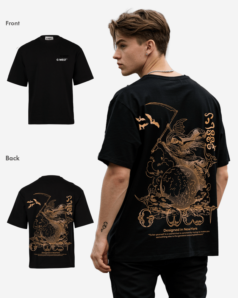 G West Oversized Gratitude Reaper Tee