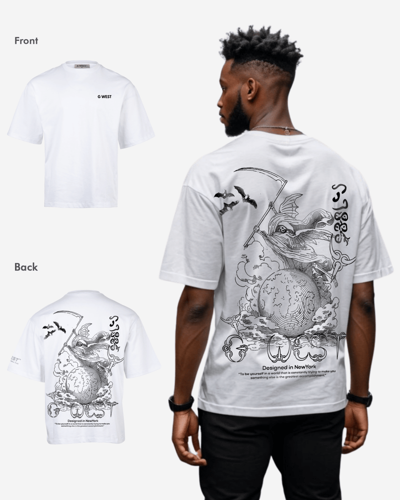 G West Oversized Gratitude Reaper Tee