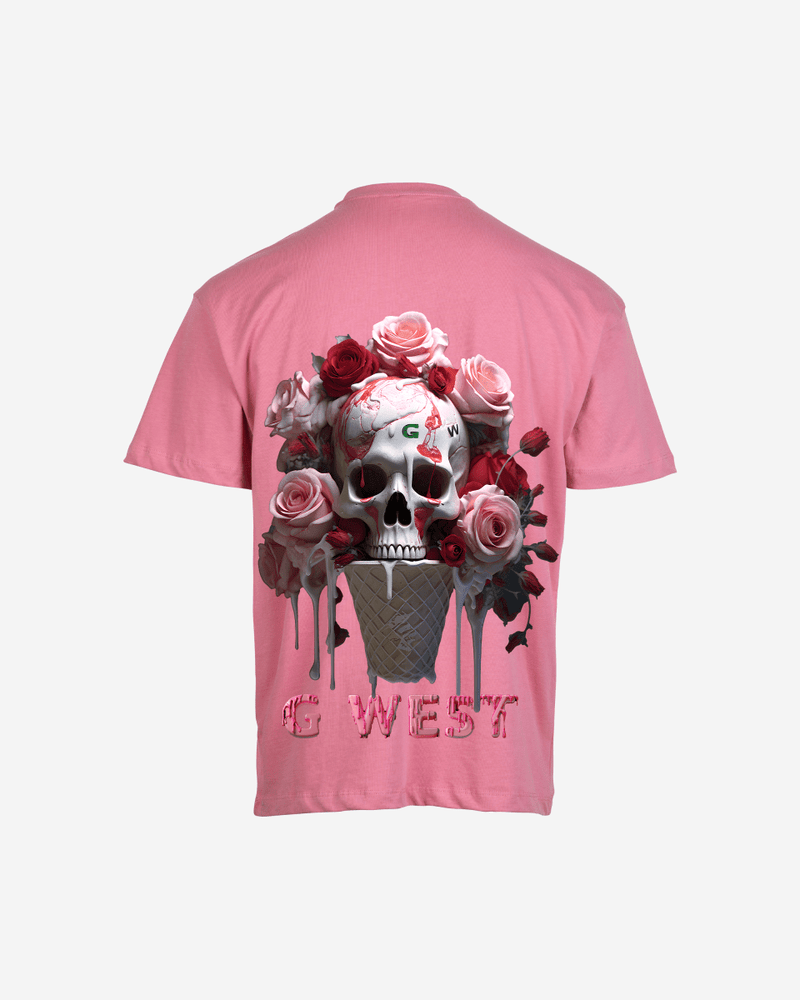 G West Oversized Ice Cream Skull Tee
