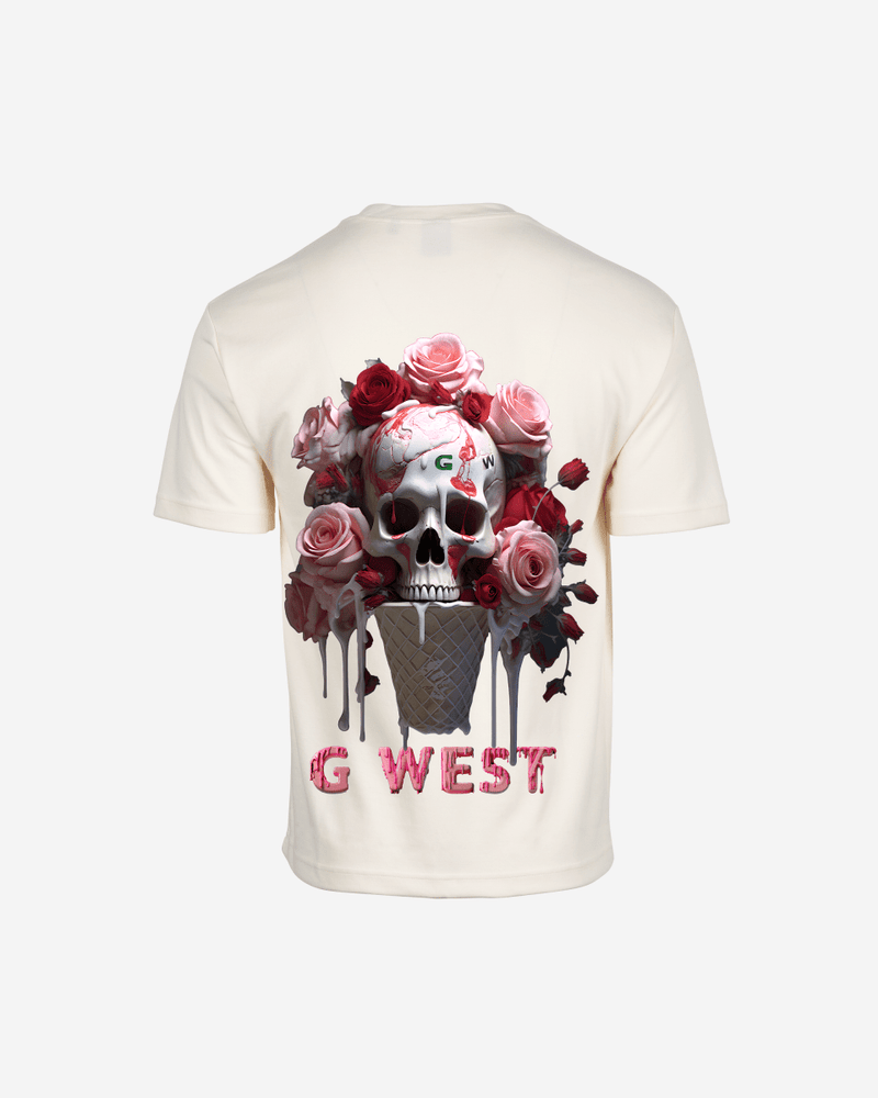 G West Oversized Ice Cream Skull Tee