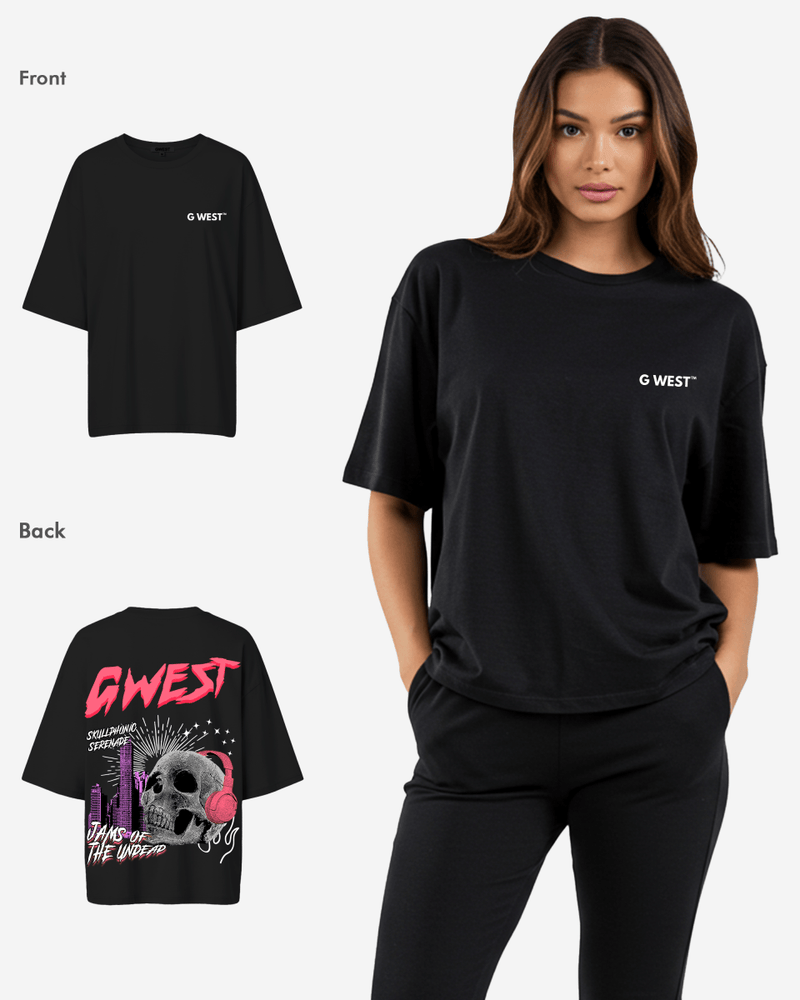 G West Oversized Jams Of The Undead Tee - WOMEN