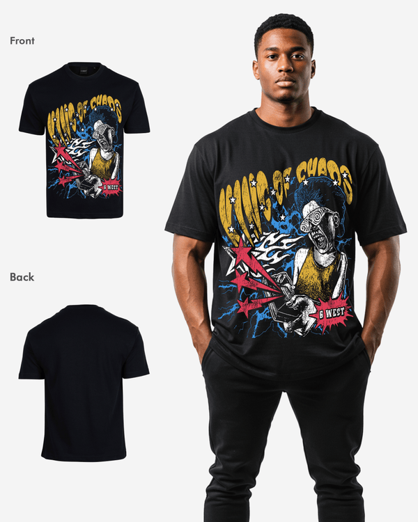 G West Oversized King Of Chaos T Shirt