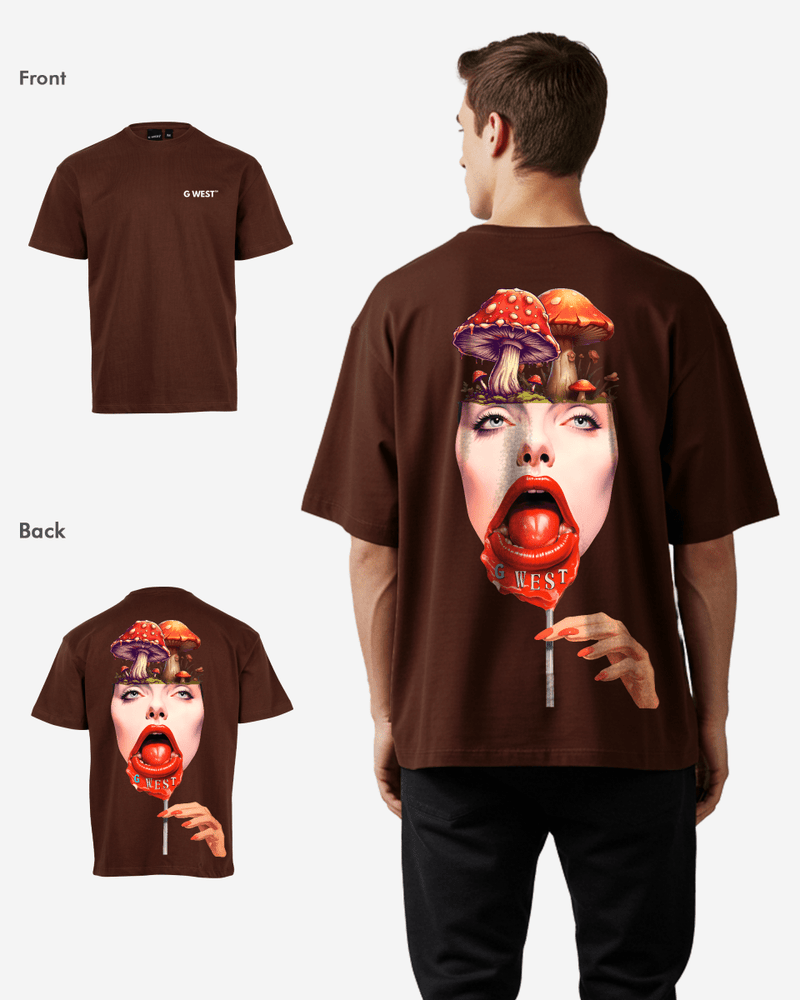 G West Oversized Lollipop Mushroom Oversized Tee