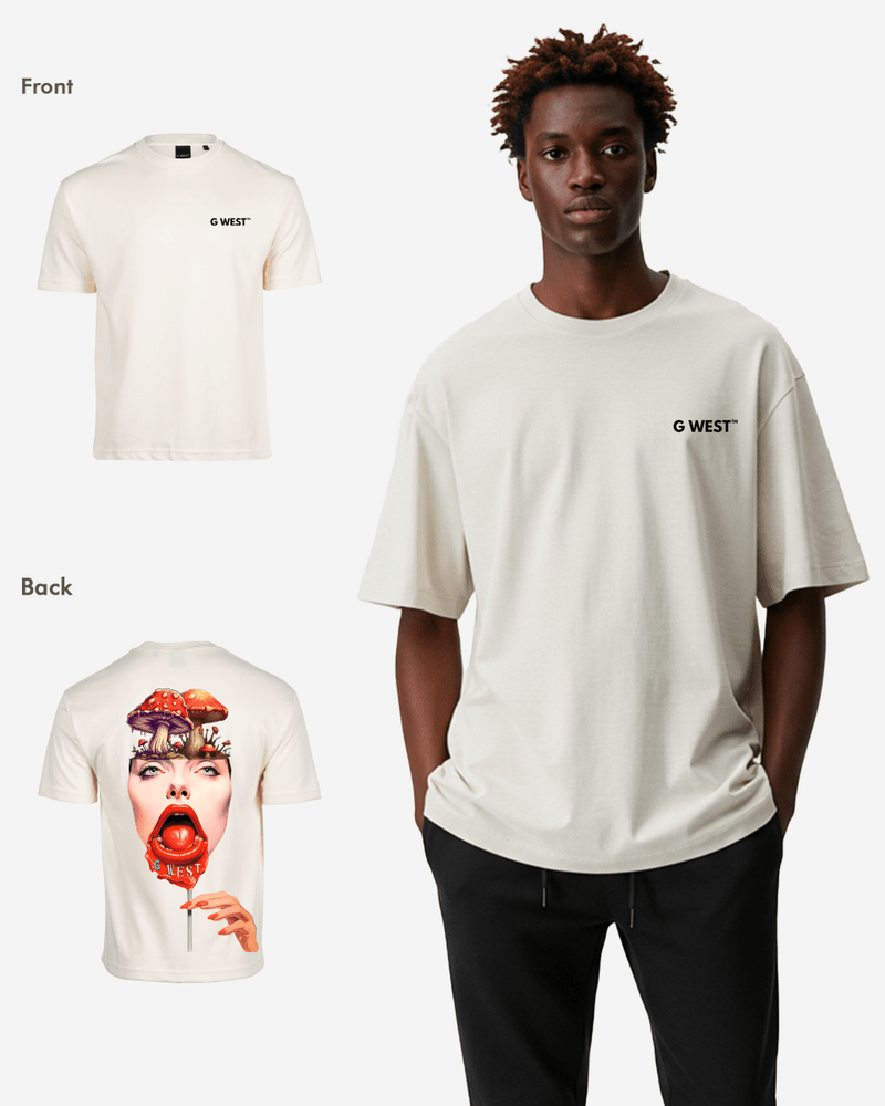 G West Oversized Lollipop Mushroom Oversized Tee