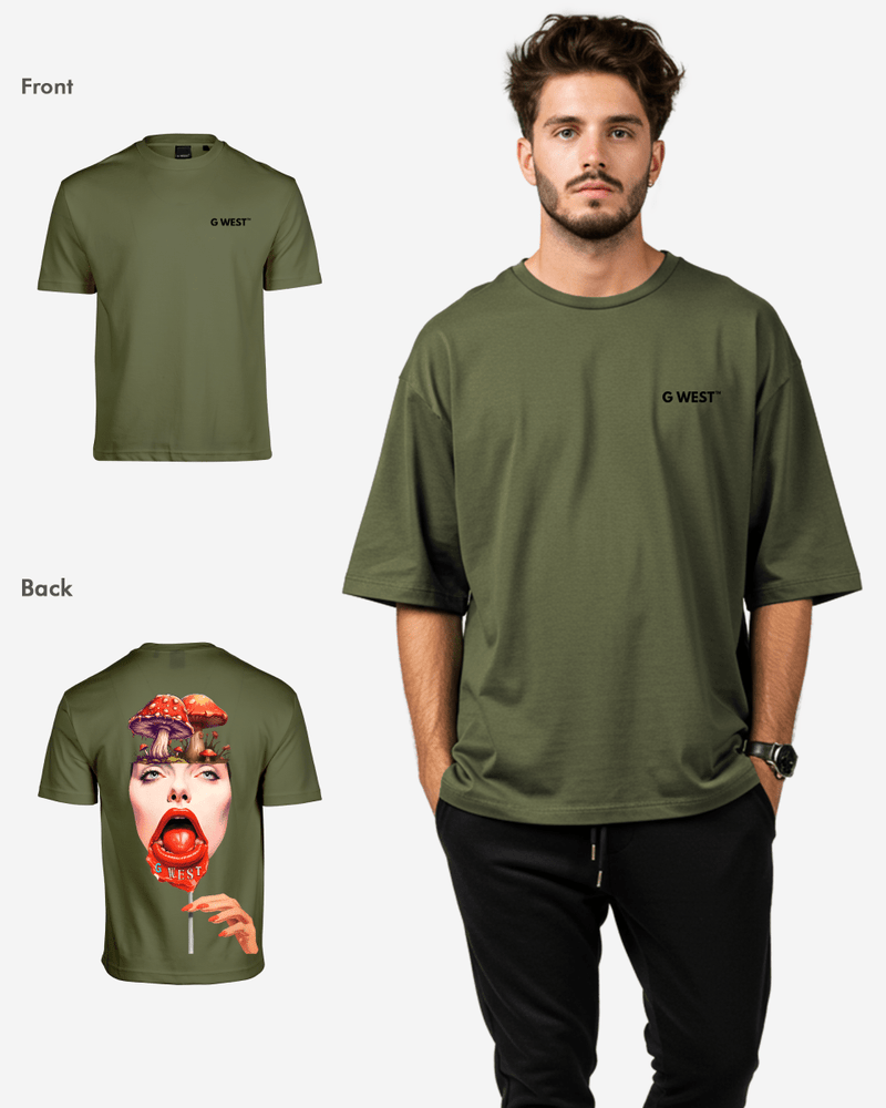 G West Oversized Lollipop Mushroom Oversized Tee
