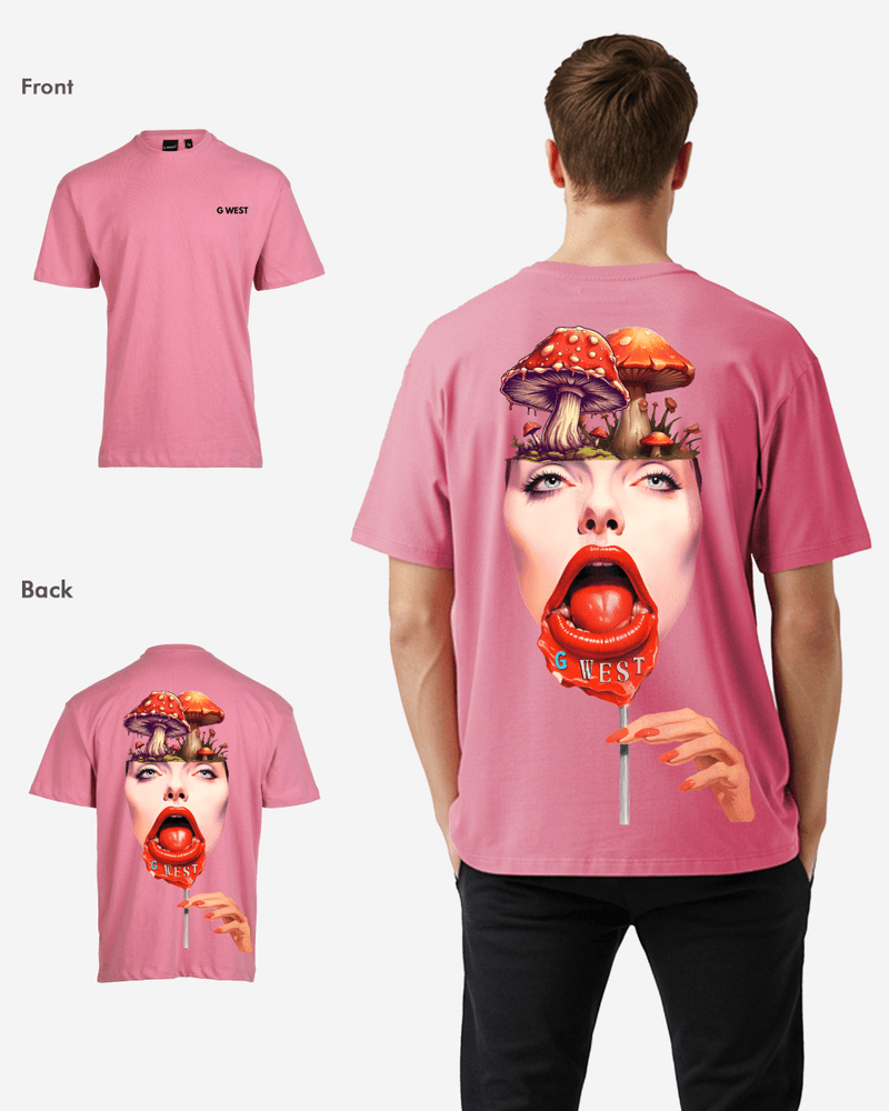 G West Oversized Lollipop Mushroom Oversized Tee