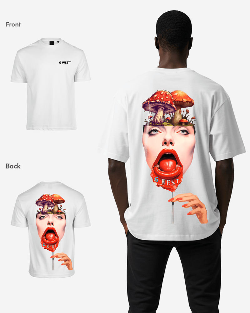 G West Oversized Lollipop Mushroom Oversized Tee