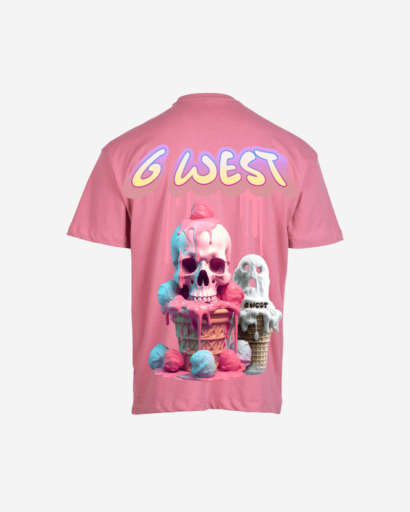 G West Oversized Melting Ice Cream Tee