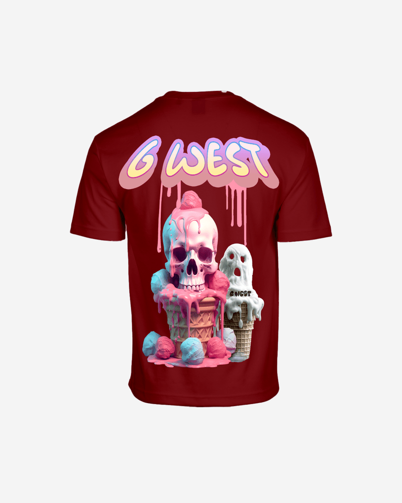 G West Oversized Melting Ice Cream Tee