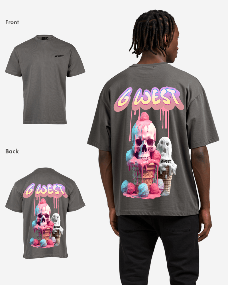 G West Oversized Melting Ice Cream Tee