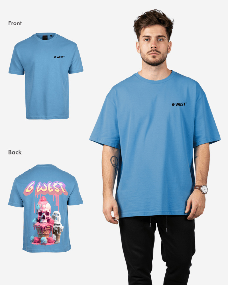 G West Oversized Melting Ice Cream Tee
