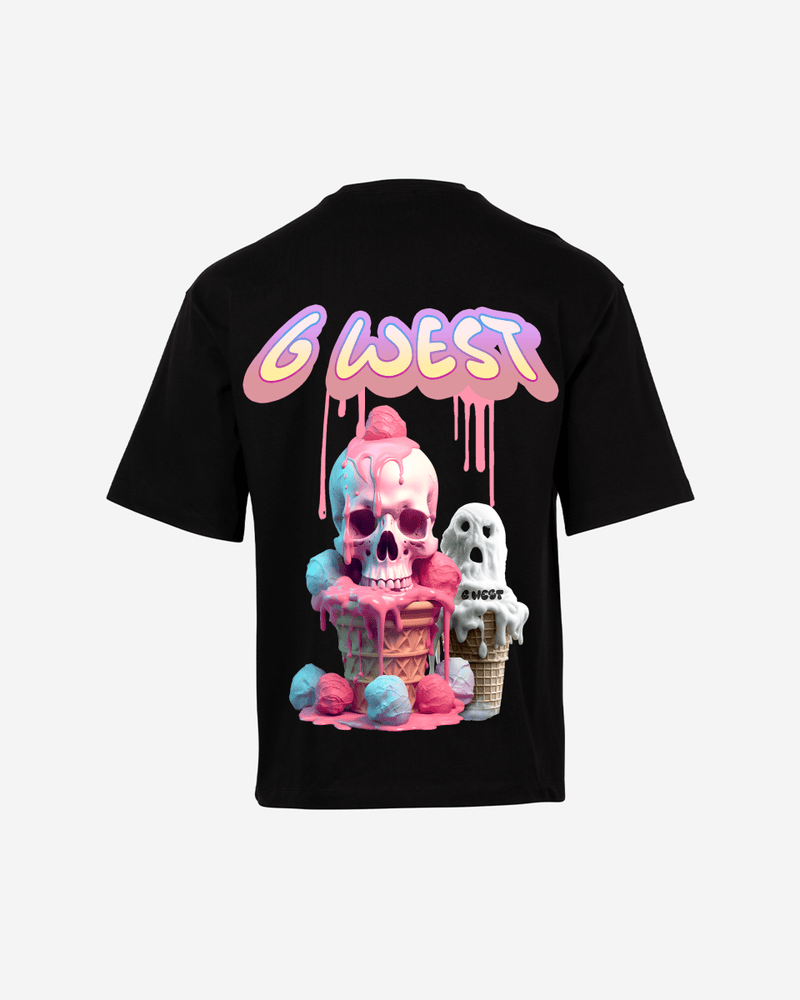 G West Oversized Melting Ice Cream Tee