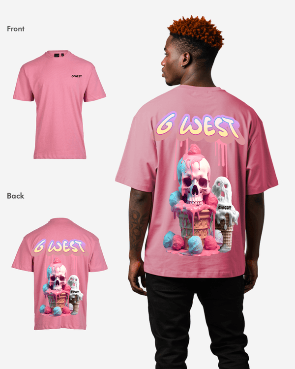 G West Oversized Melting Ice Cream Tee