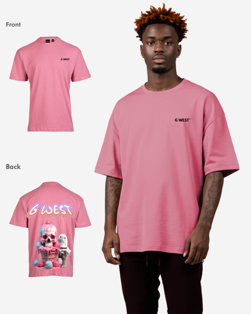 G West Oversized Melting Ice Cream Tee