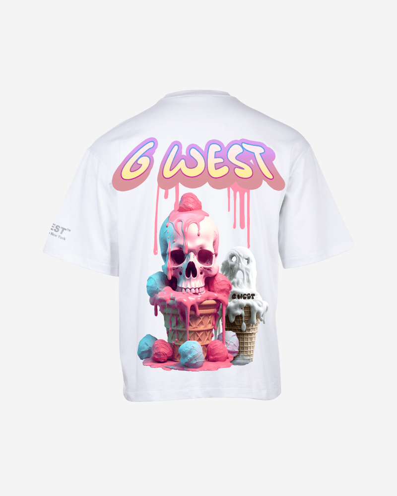 G West Oversized Melting Ice Cream Tee
