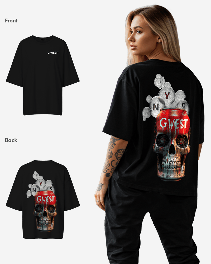 G West Oversized Nyc Can T-Shirt - WOMEN