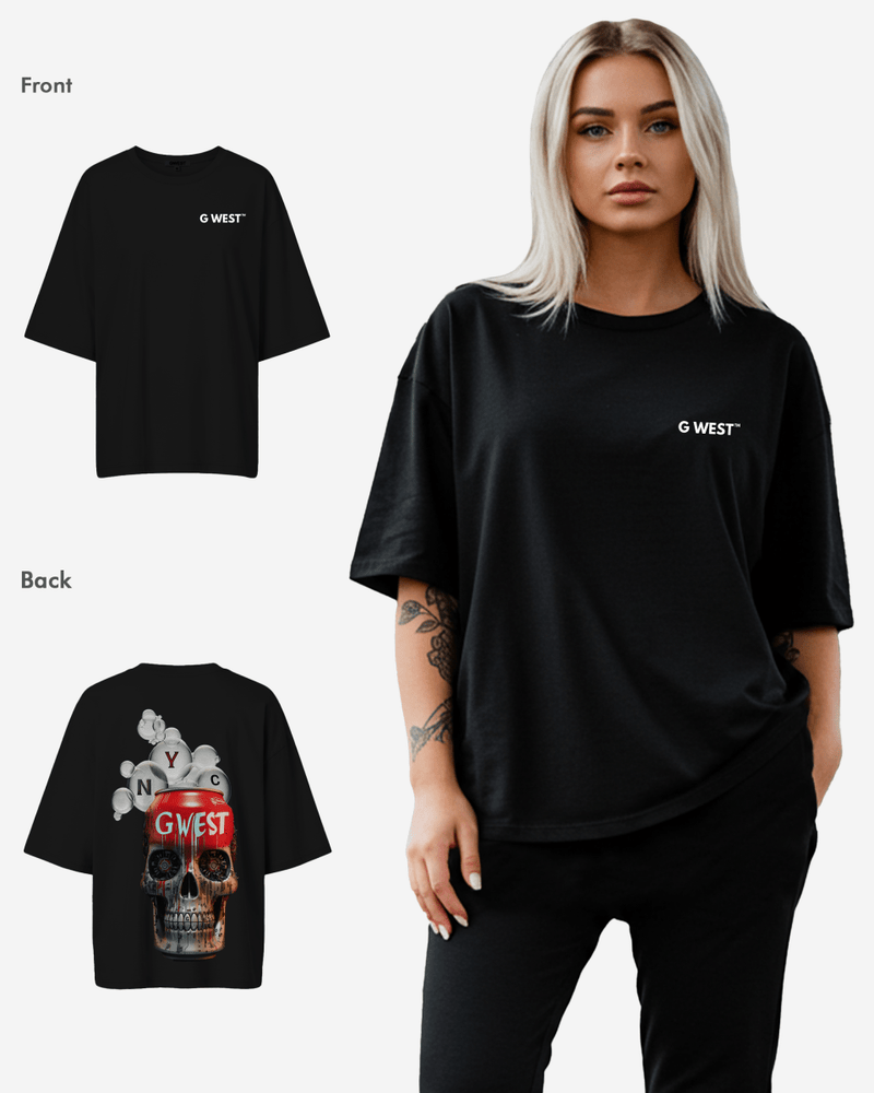G West Oversized Nyc Can T-Shirt - WOMEN