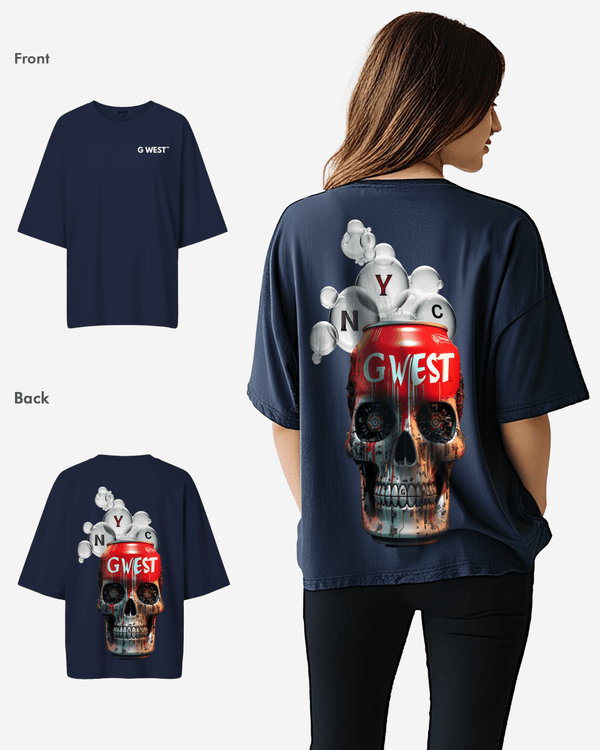 G West Oversized Nyc Can T-Shirt - WOMEN