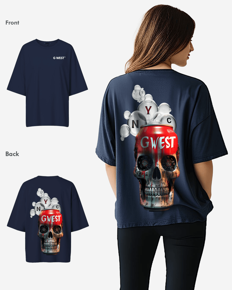 G West Oversized Nyc Can T-Shirt - WOMEN