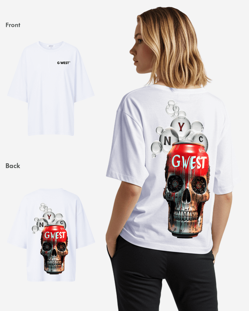 G West Oversized Nyc Can T-Shirt - WOMEN