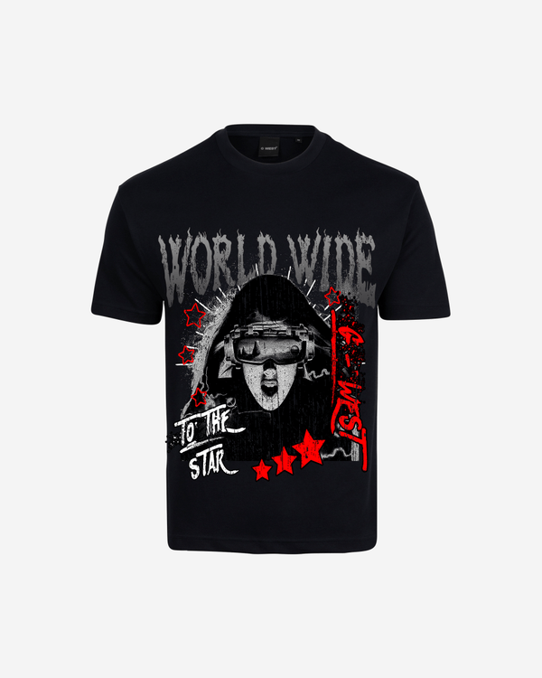 G West Oversized Old World Wide Star T Shirt