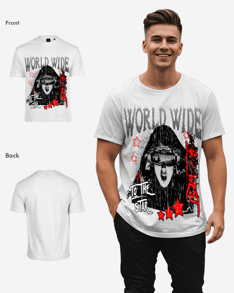 G West Oversized Old World Wide Star T Shirt
