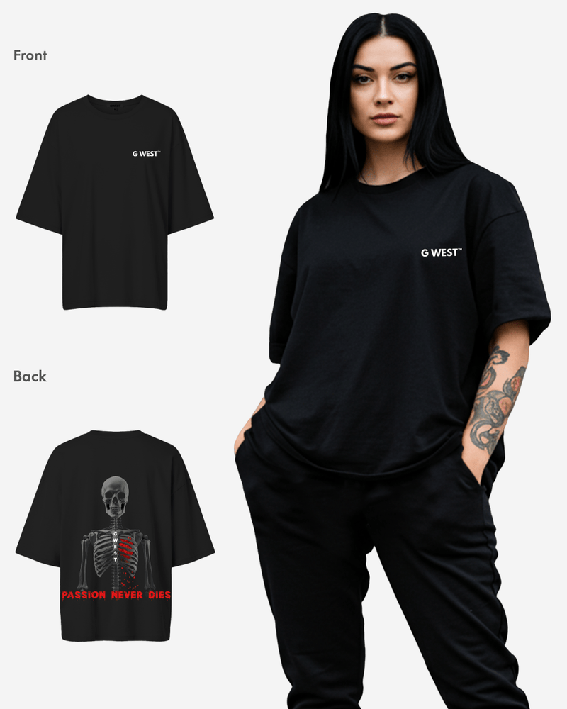 G West Oversized Passion Never Dies Tee - WOMEN