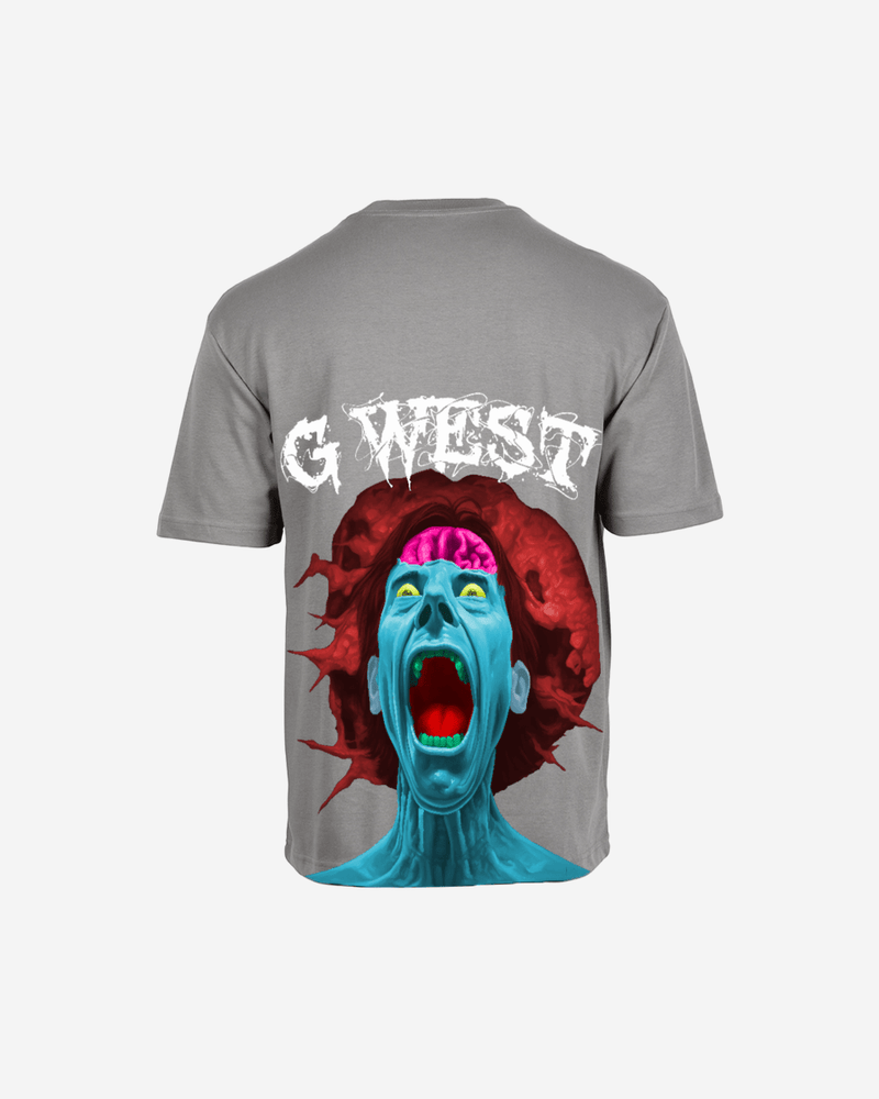 G West Oversized Premium Erupt Brain T-Shirt