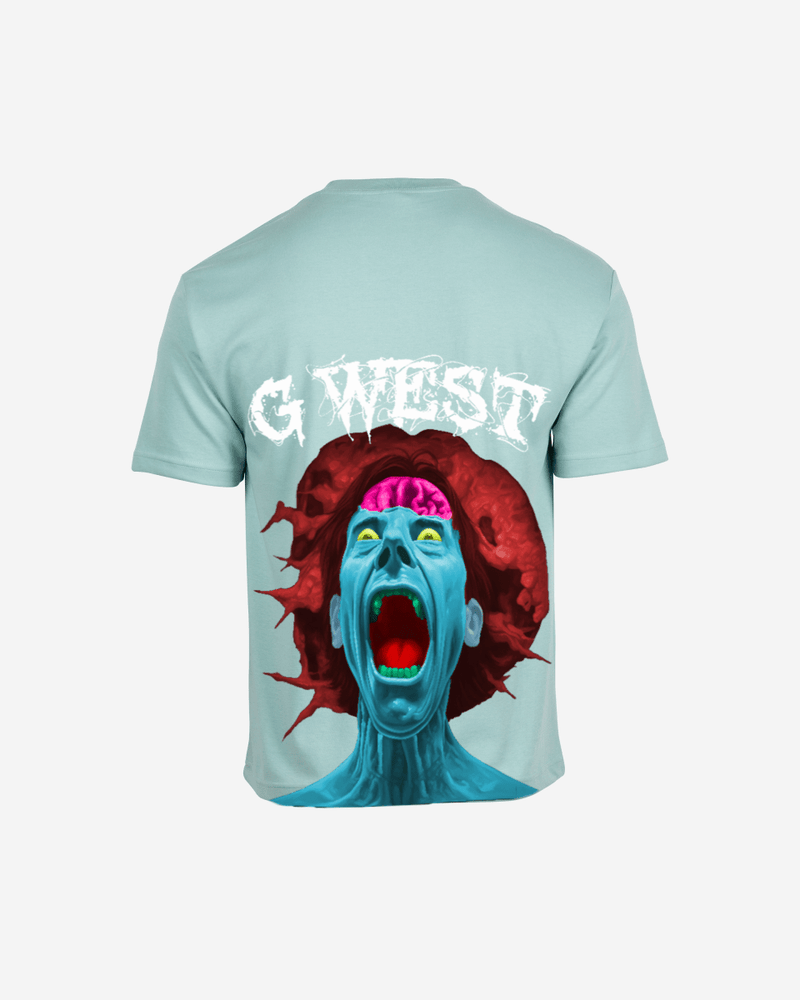 G West Oversized Premium Erupt Brain T-Shirt