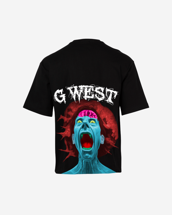 G West Oversized Premium Erupt Brain T-Shirt