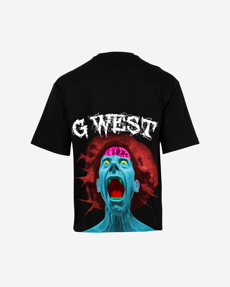 G West Oversized Premium Erupt Brain T-Shirt