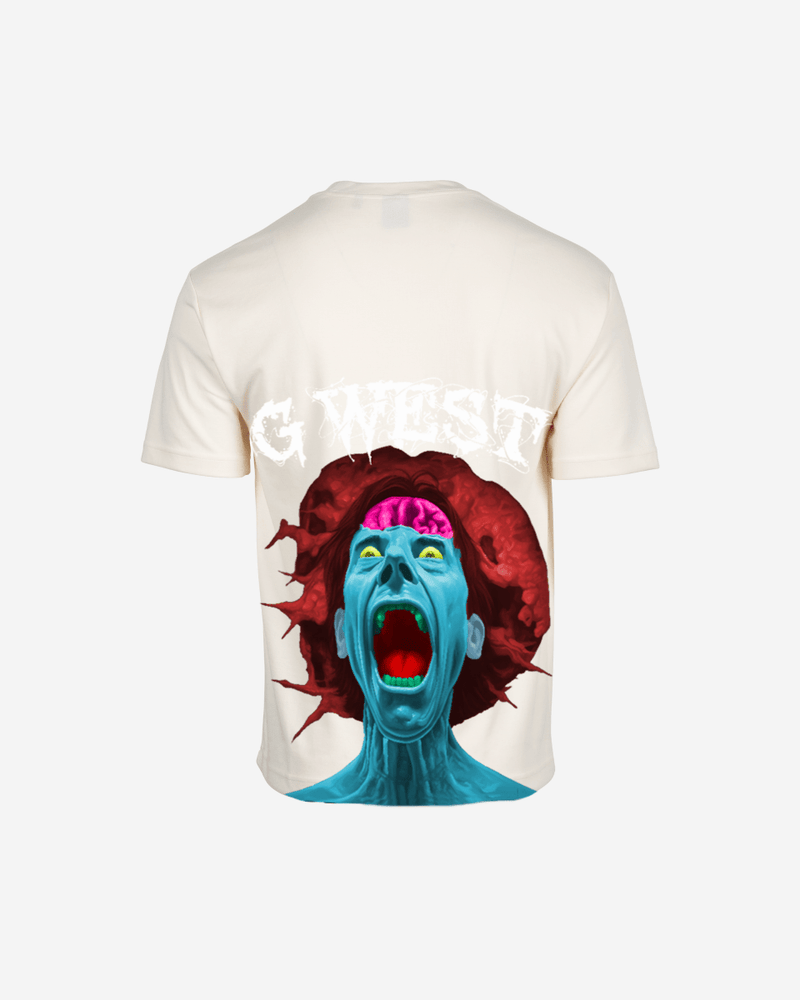 G West Oversized Premium Erupt Brain T-Shirt