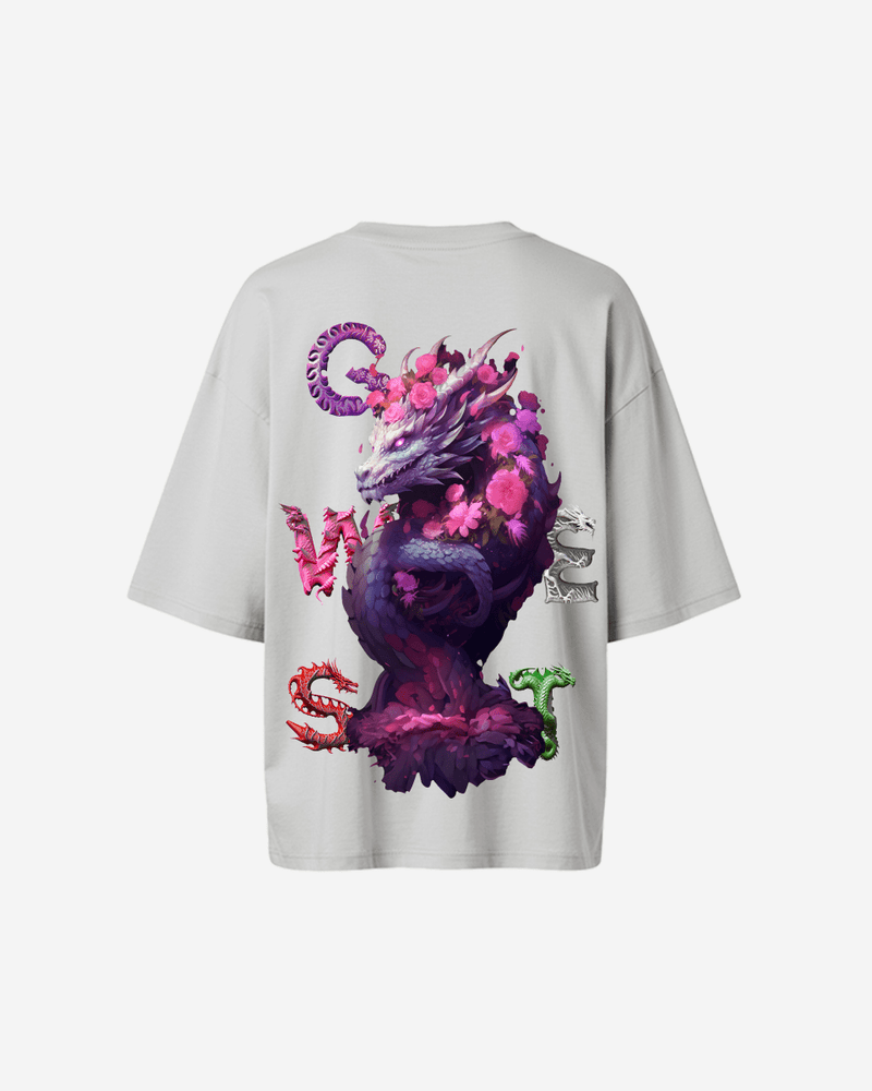 G West Oversized Purple Dragon Tee - Women