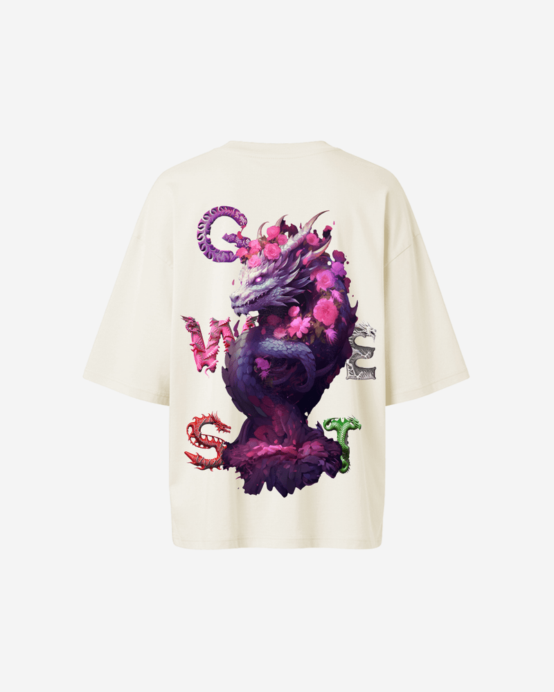 G West Oversized Purple Dragon Tee - Women