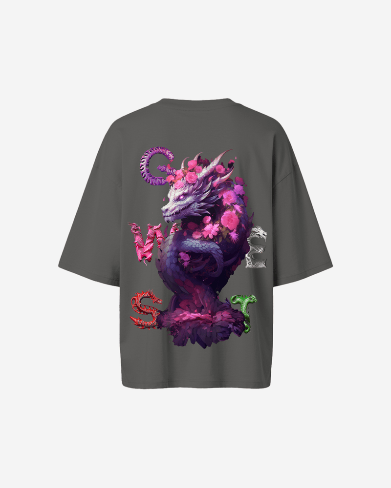 G West Oversized Purple Dragon Tee - Women