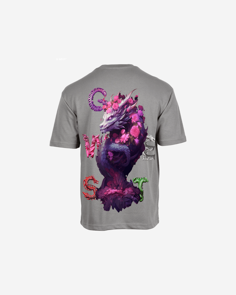 G West Oversized Purple Dragon Tee