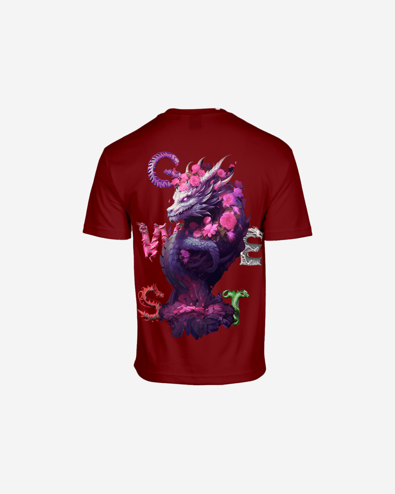 G West Oversized Purple Dragon Tee
