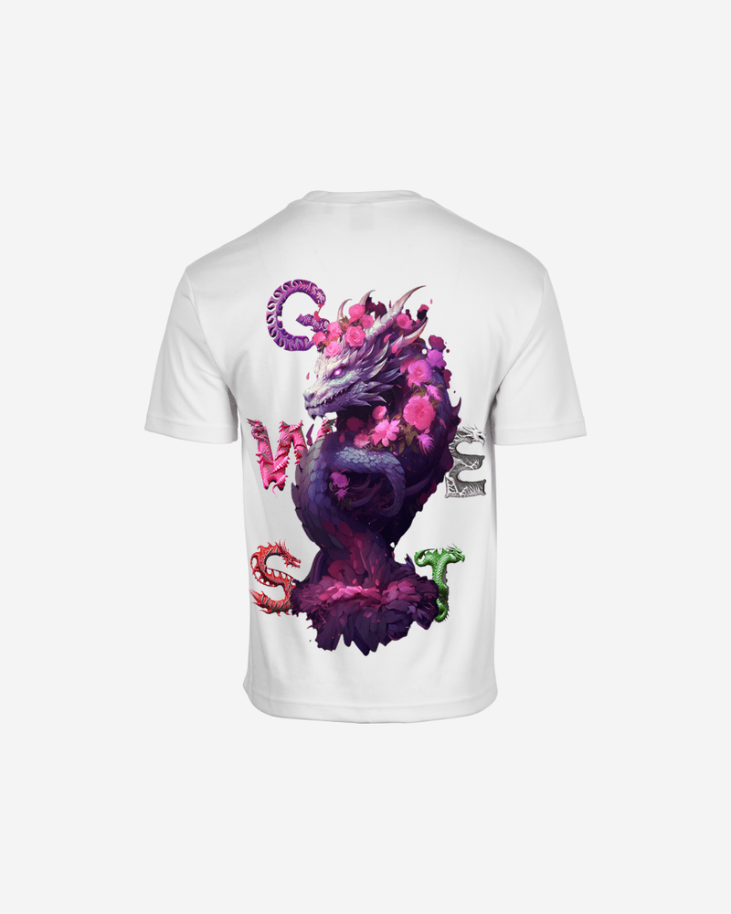 G West Oversized Purple Dragon Tee